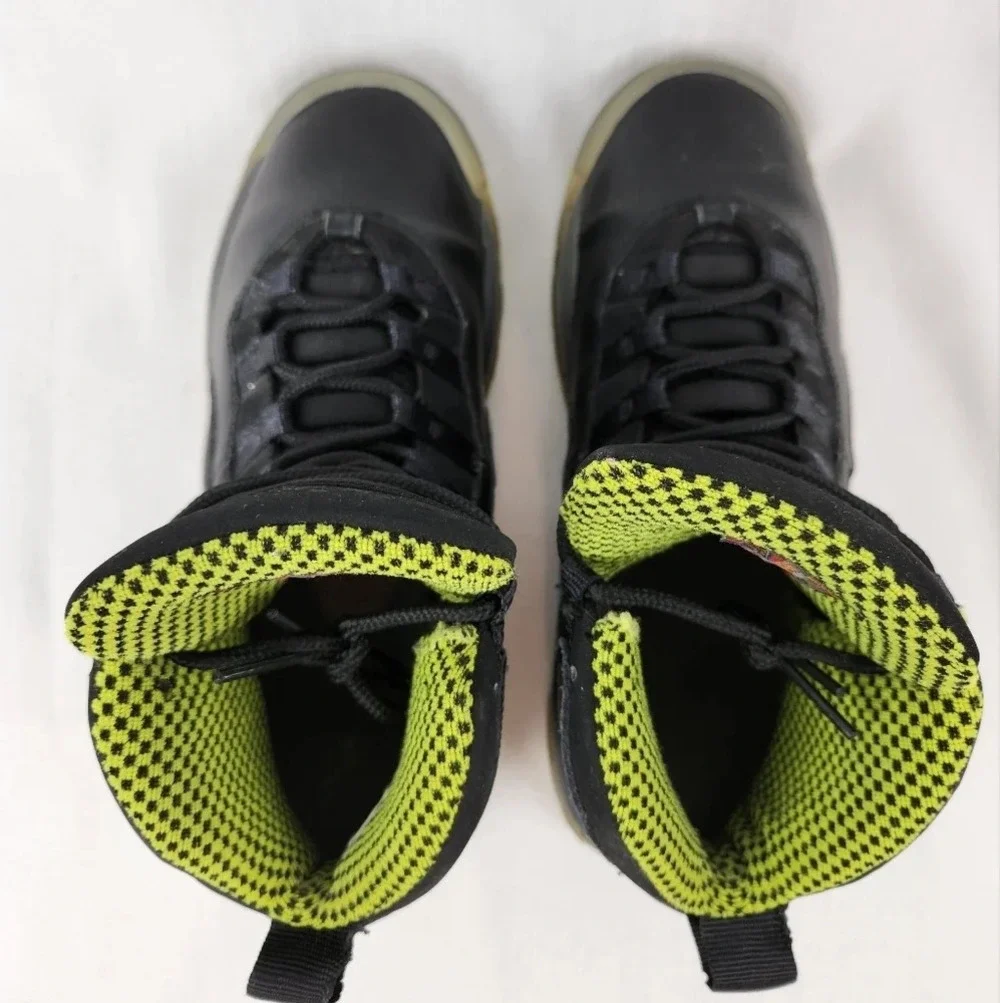 Nike Air Jordan Retro 10 Venom Green Black